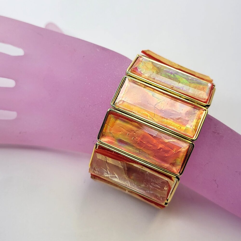Red Stretch Fashion Bracelet Casual Wrap Bracelet